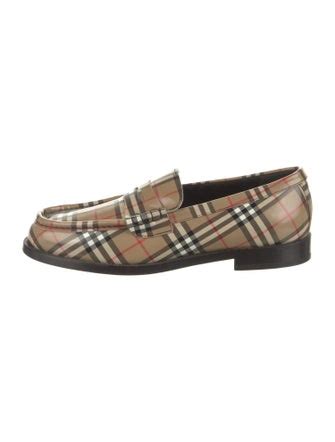 burberry loafers gosha men|Gosha Rubchinskiy x Burberry Leather Plaid Print Dress Loafers.